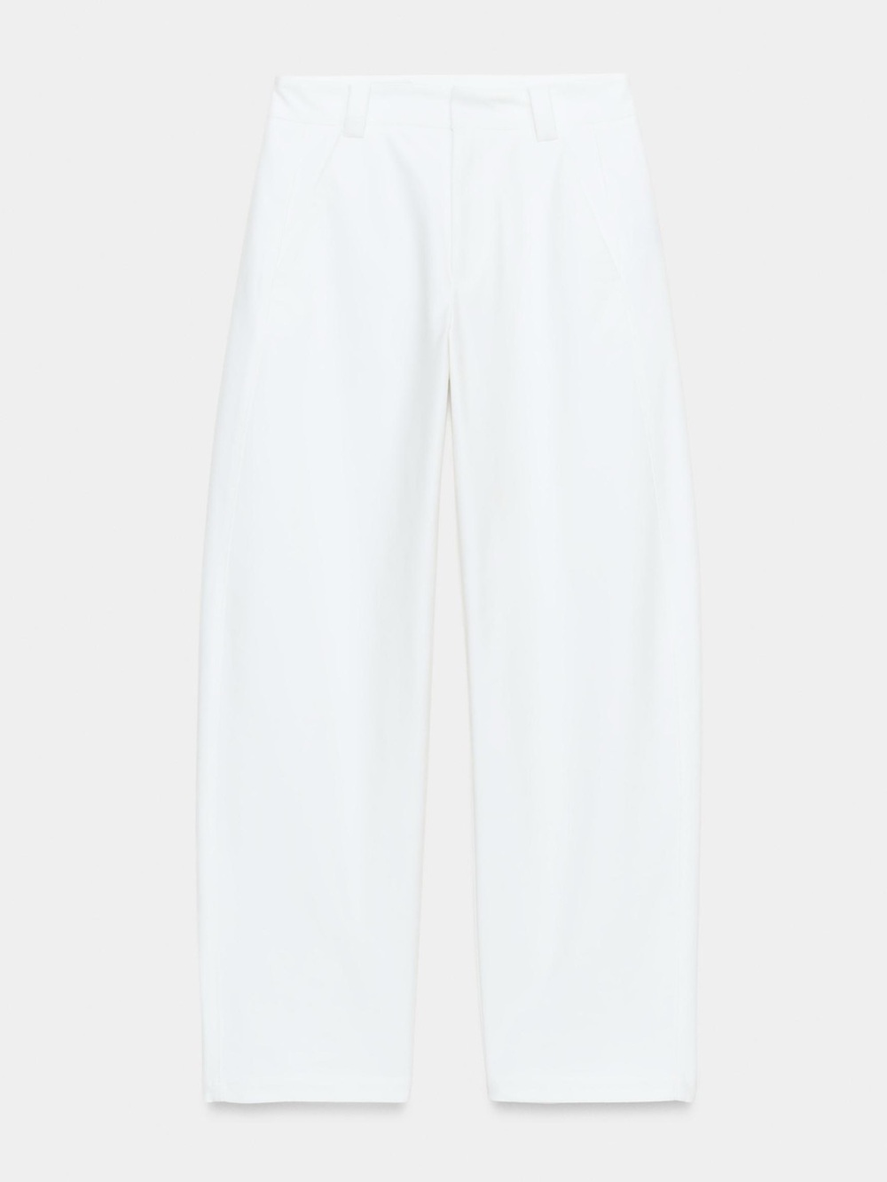 Zara Barrel Pants Ecru White Low Rise Mid Rise Trousers Women’s Sz XS NEW NWT - Picture 6 of 15